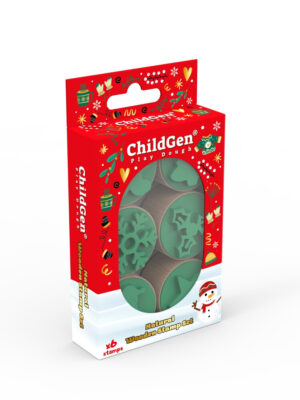 ChildGen Wooden Stamp Set 6 pcs - New Year