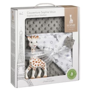 Sophie la girafe gift set with blanket