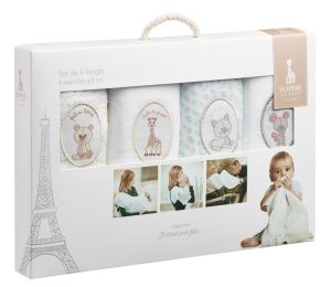 Sophie la girafe swaddle set