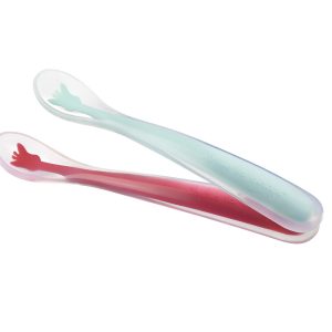 Sophie la girafe soft silicone spoons