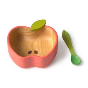 Oli & Carol Pepa the Apple Bowl & Spoon Set