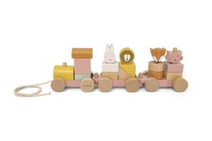 Wooden animal train - Mrs. Cat