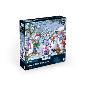 Seven Silly Snowman 1000 Piece Puzzle