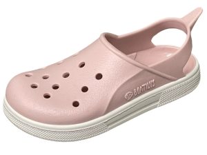 Boatilus Cloggy Old Pink/White