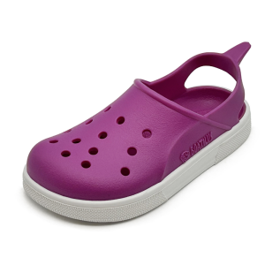 Boatilus Cloggy Fuchsia/White