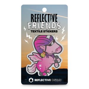 Reflective Friends textile sticker - Juno