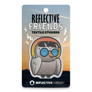 Reflective Friends textile sticker - Olli